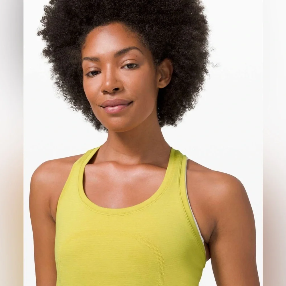 Lululemon Swiftly Tech Racerback 2.0 Yellow Pear